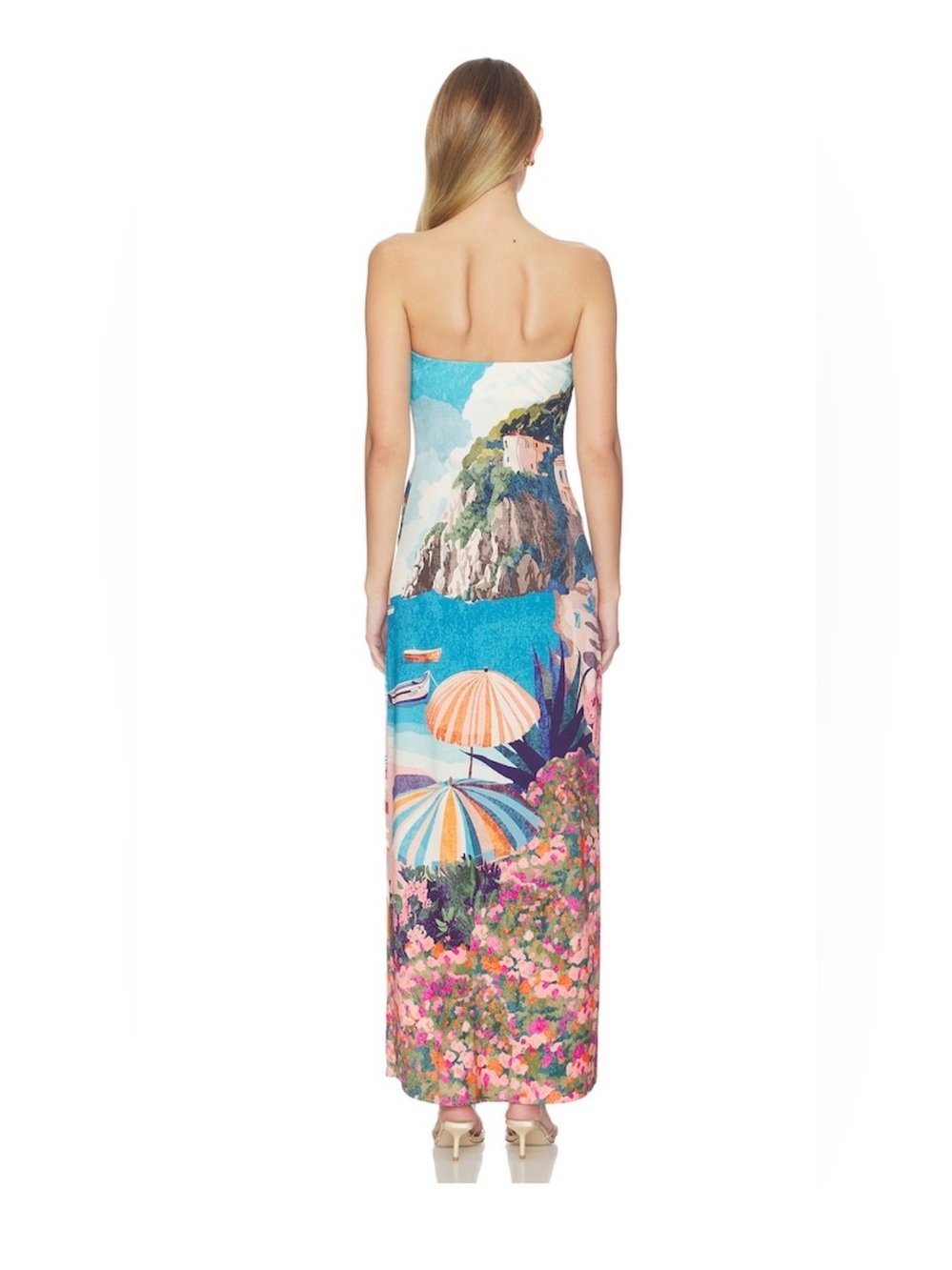 Show Me Your Mumu Taylor Tube Dress in Oasis Beach Club - Picture 5 of 12